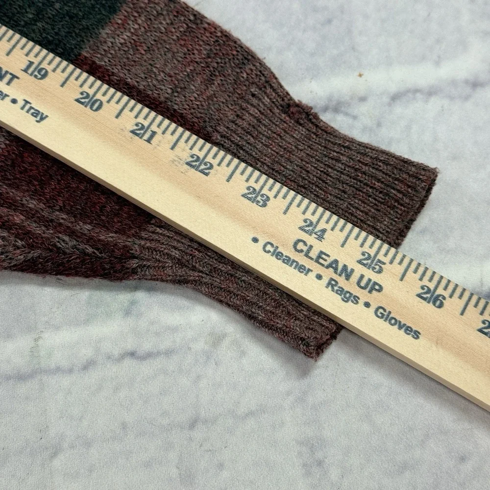 Vintage 80s Jantzen Wool‎ Blend Sweater Men's M Red V Neck Geometric USA Dad
